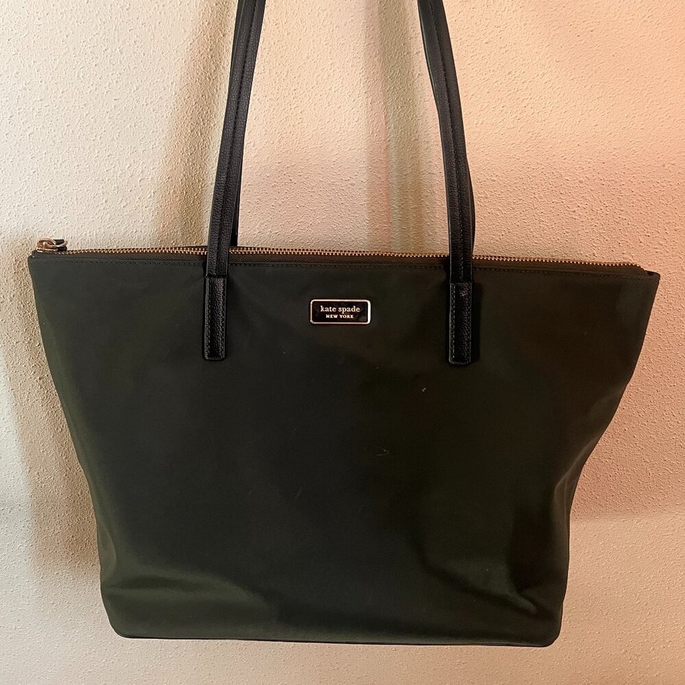 Kate Spade New York Nylon Green Medium Tote